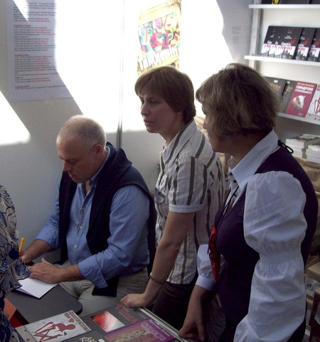 Марек Краєвський та Божена Антоняк - перекладач його творів українською