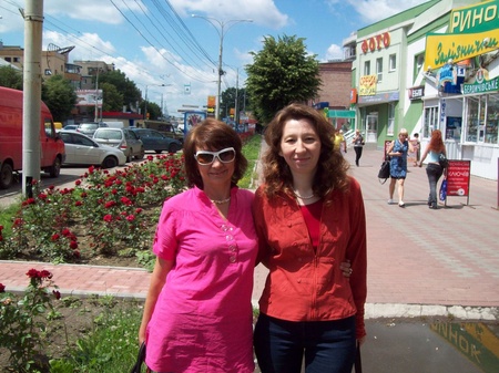 Перші хвилини у Вінниці: Міла Іванцова та Наталя Тисовська